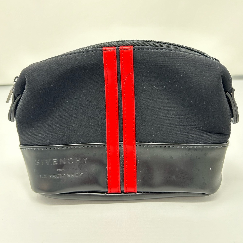 Givenchy Air France's La Première bag cosmetic pouch amenity black red Rare